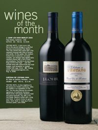 Image of a Wine of the Month feature in the vintages catalogue